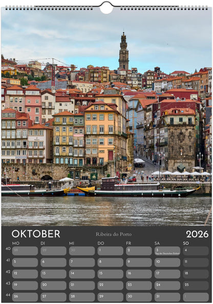 Monuments Arts Wandkalender 2026 – Architektur, Licht & Zeitgeist in Europa