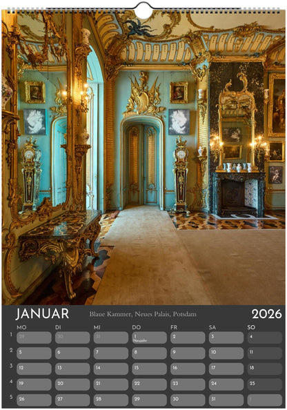 Monuments Arts Wandkalender 2026 – Architektur, Licht & Zeitgeist in Europa