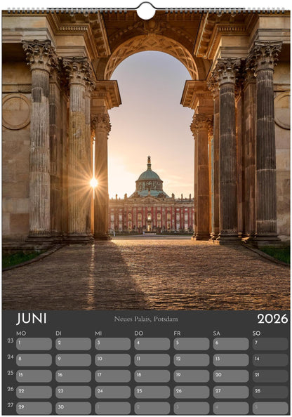 Monuments Arts Wandkalender 2026 – Architektur, Licht & Zeitgeist in Europa